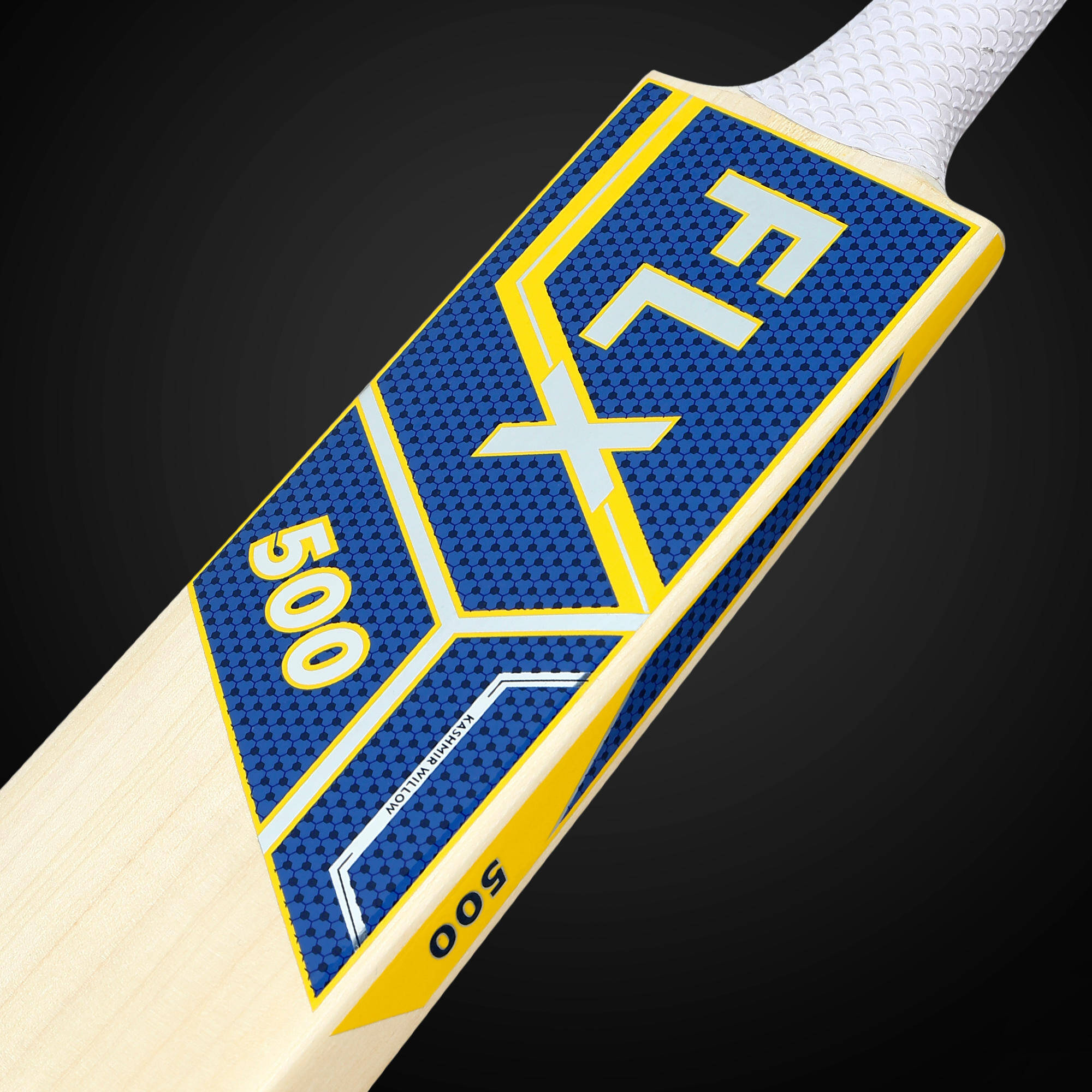 KW500 SIZES SM, SH, KASHMIR WILLOW CRICKET BAT BLUE -  3