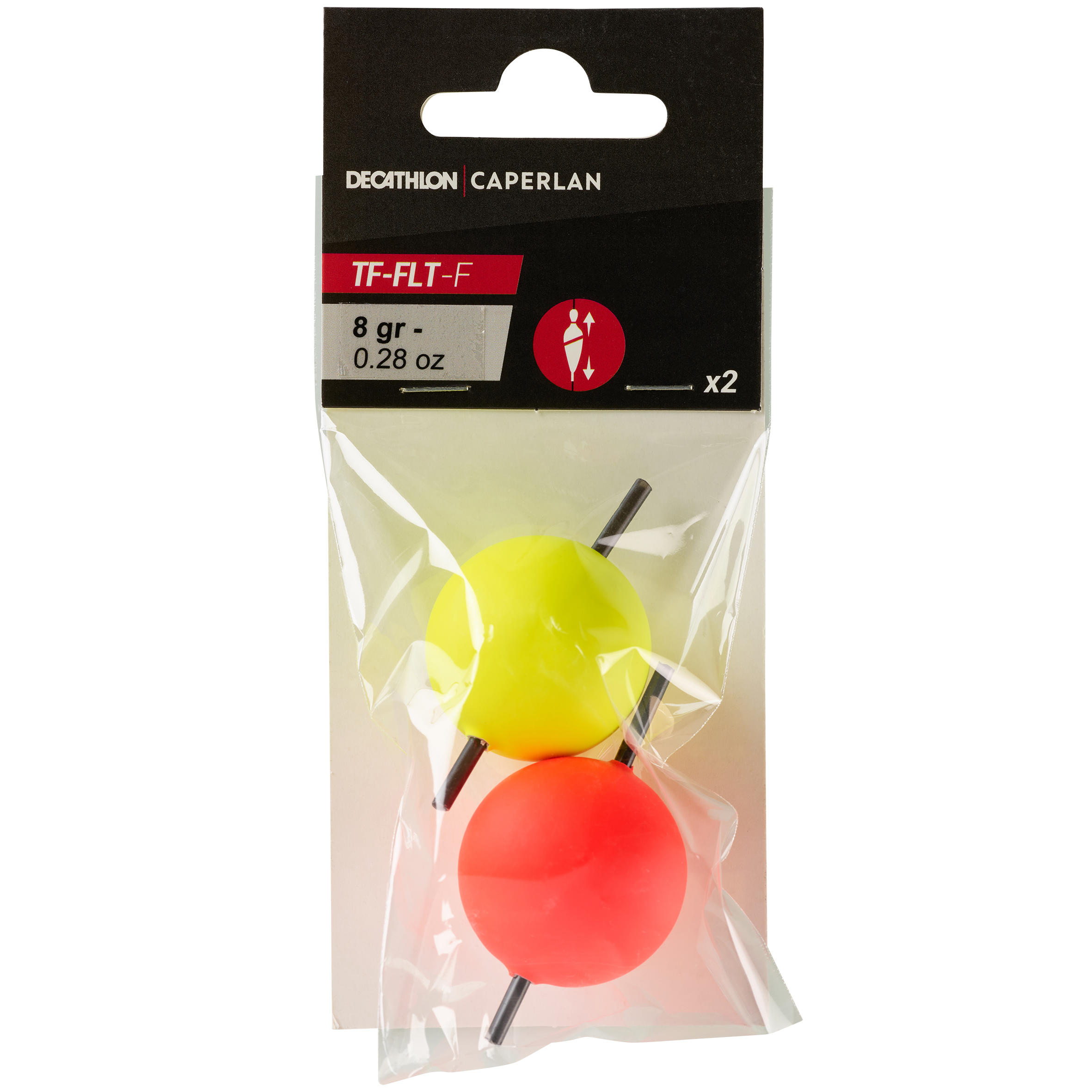CAPERLAN Plaváky TF-FLT-F na lov pstruha 8 g · záber 4
