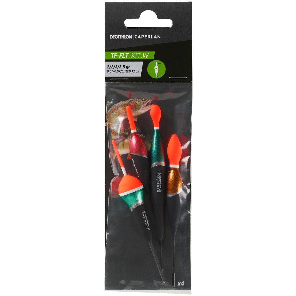 FLOTADORES DE PESCA DE TRUCHAS. BOYA TF-FLT-KIT.W
