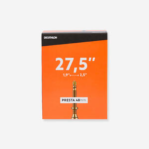 Cámara de aire bicicleta 27,5x1,9/2,5 válvula presta 48 mm
