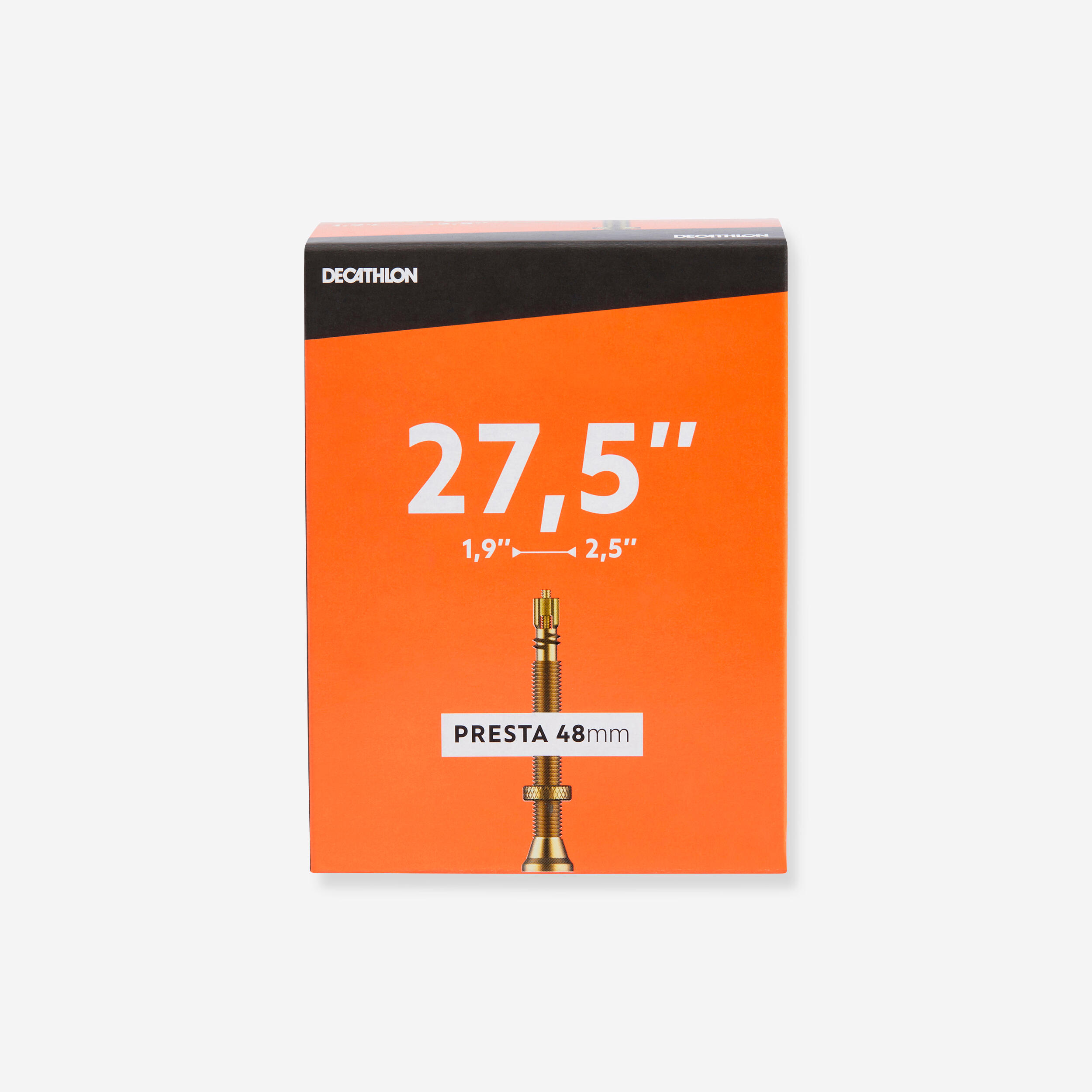 CÁMARA DE AIRE 27,5x1,9/2,5 VÁLVULA PRESTA 48 mm DECATHLON | Decathlon
