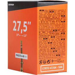 Chambre à air 27,5x1,9/2,5 valve presta 48mm