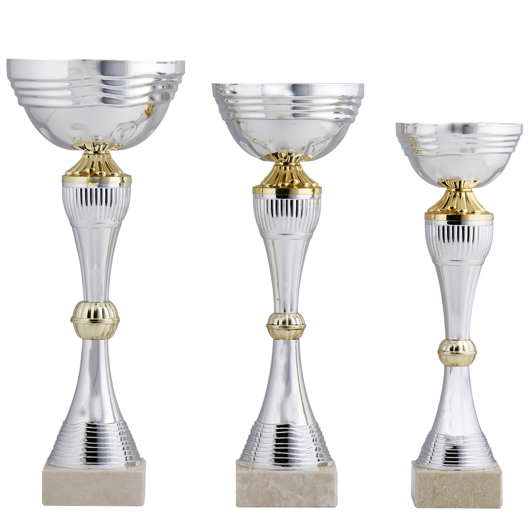 TROPHÉE VAINQUEURS Trophies 30 cm 33 cm 35 cm Set of 3