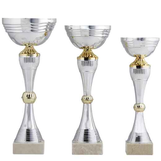 Set aus drei Pokalen (30 cm/33 cm/35 cm) 