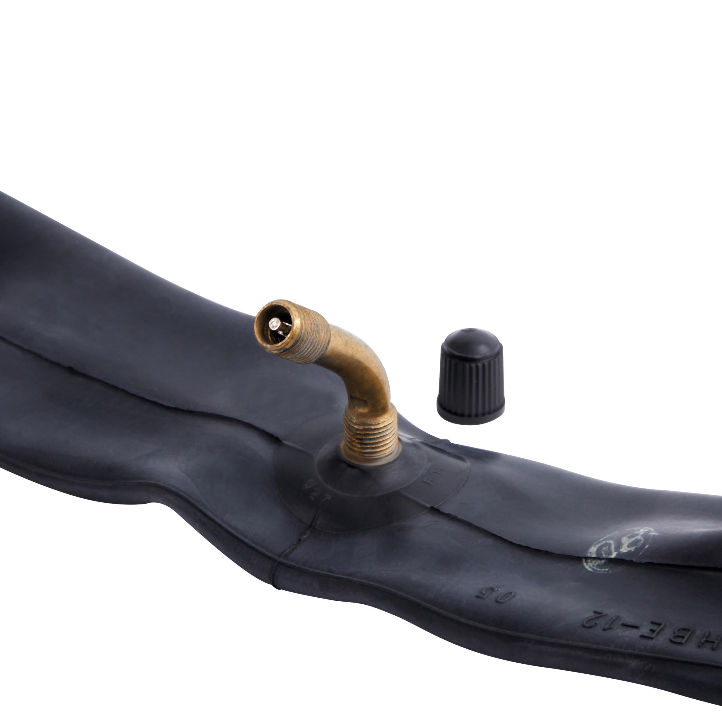 Neumático bicicleta rin 12" válvula schrader 35 mm - negro 2/4