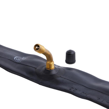 Камера 14" шириной 1.7–2.2'' с изогнутым ниппелем Schrader 