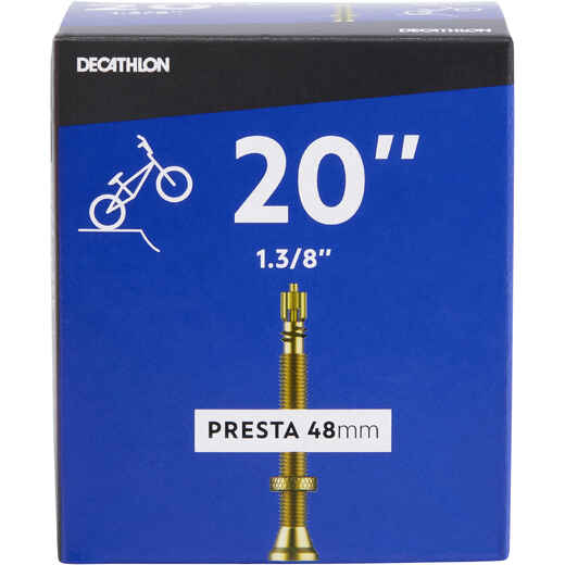 
      20 x 1,3/8 col. / ETRTO 32-40 / 438-451 BMX kamera su „Presta“ ventiliu
  