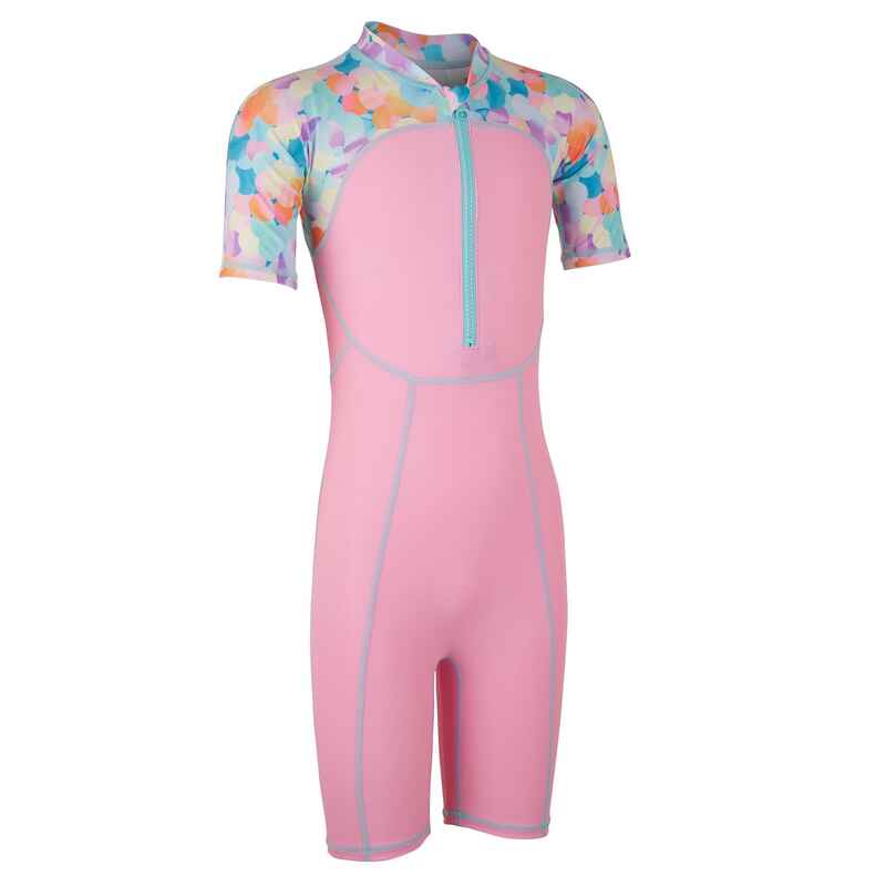 Girl's Swim Shorty all Pink Dots