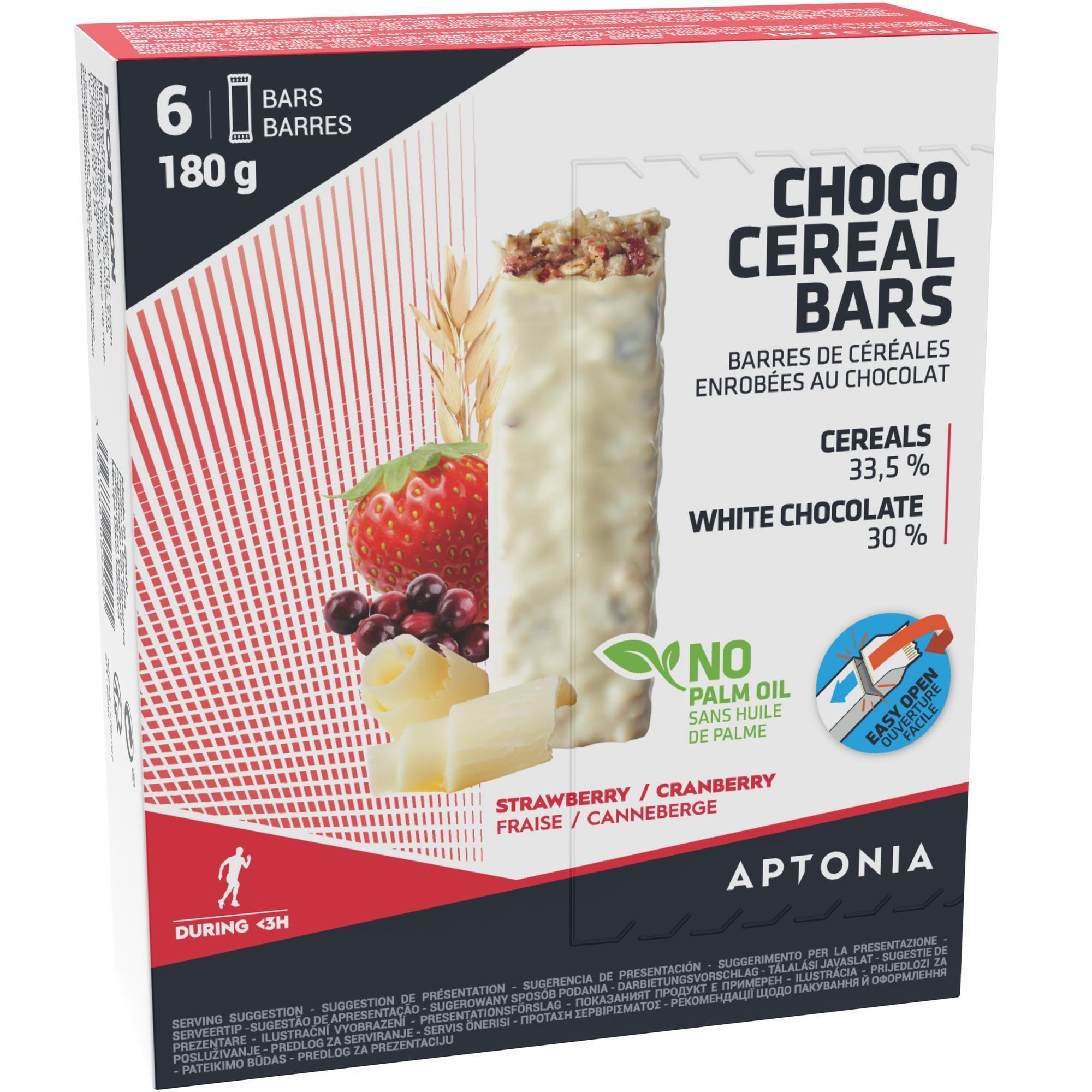 Barre De Céréales Enrobée Chocolat Noix De Coco 6 X 30 G