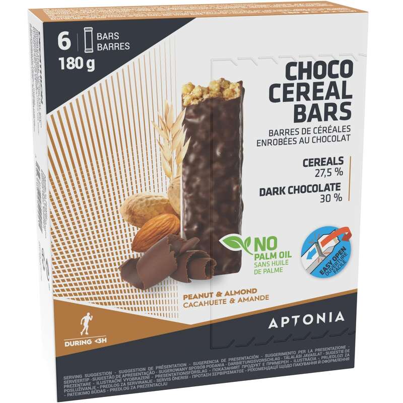 BARRAS, GÉIS& PÓS-ESFORÇO Hidratação e Alimentação - Barra Cereais Chocolate preto APTONIA - Alimentação Desportiva