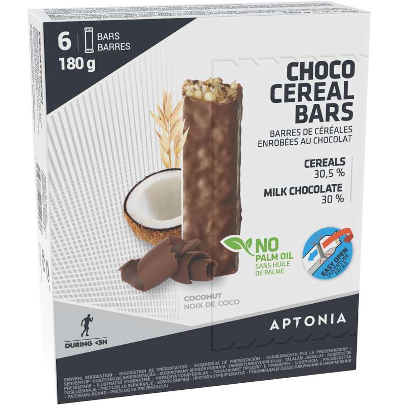 BARRAS, GÉIS& PÓS-ESFORÇO Hidratação e Alimentação - Barra Cereais Chocolate-Coco APTONIA - Alimentação Desportiva