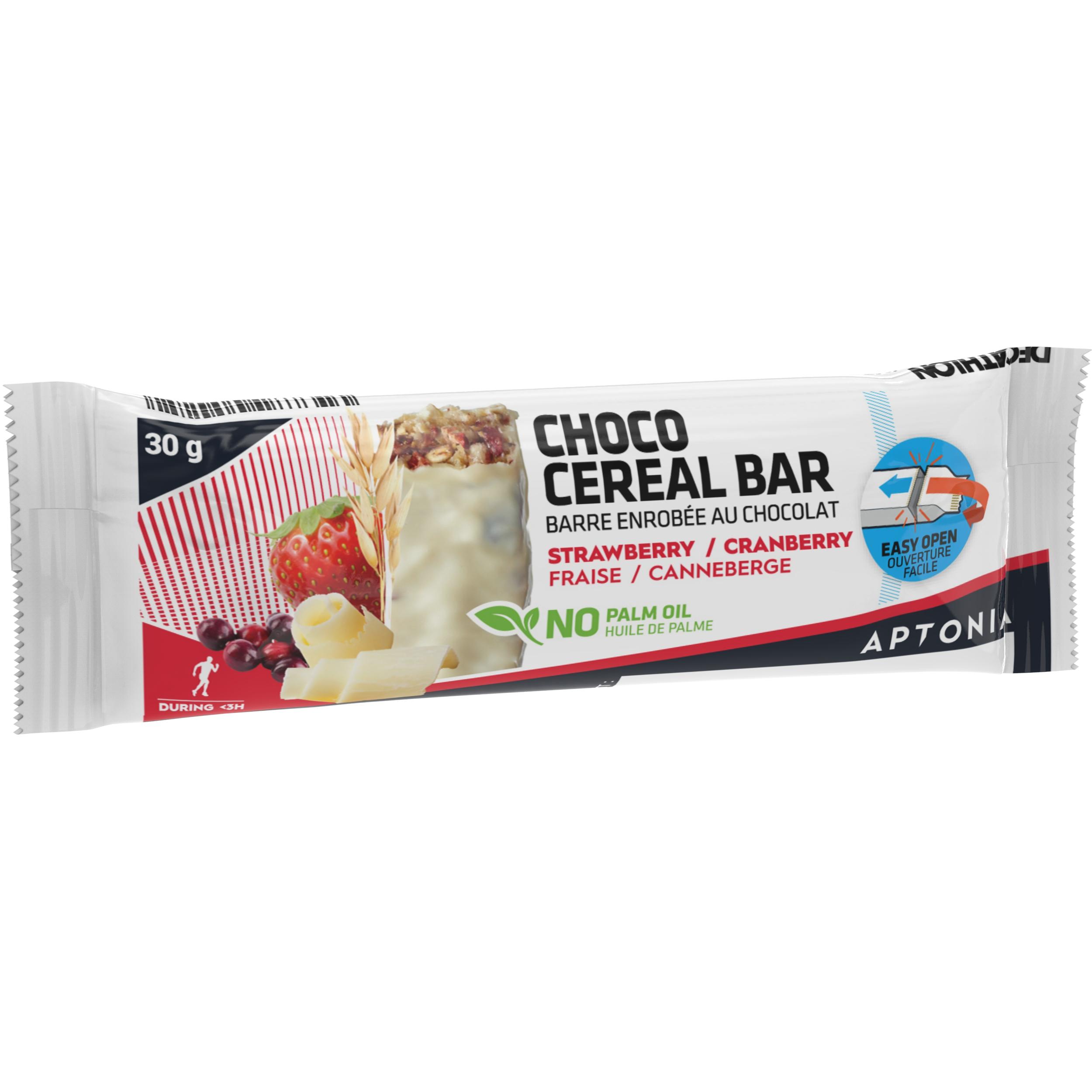 Barre De Cereales Enrobee Chocolat Blanc Fruits Rouges 30 G