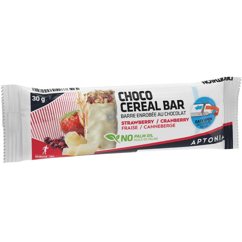 Barretta ai cereali ricoperta cioccolato bianco frutti rossi 30 g