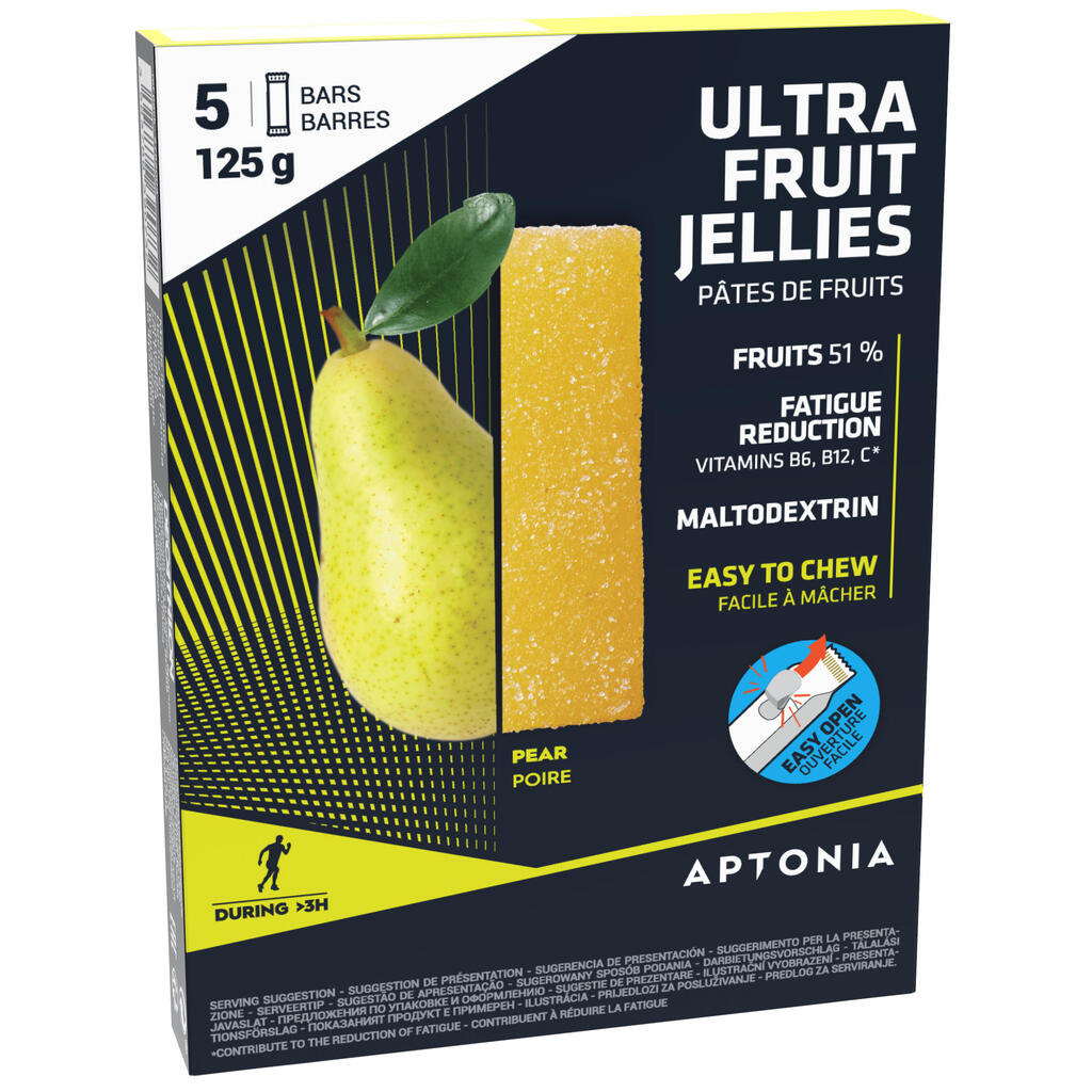 Ultra fruit jellies 5x25g - pear
