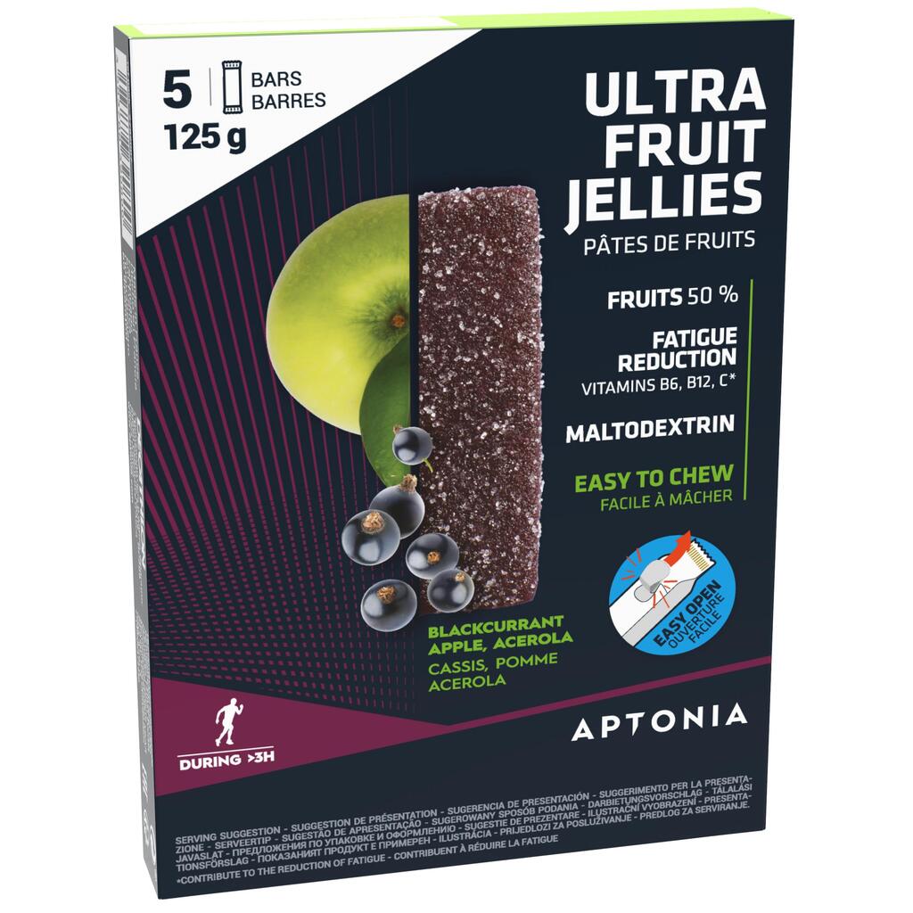 Ultra fruit jellies 5 x 25g - blackcurrant/apple/acerola