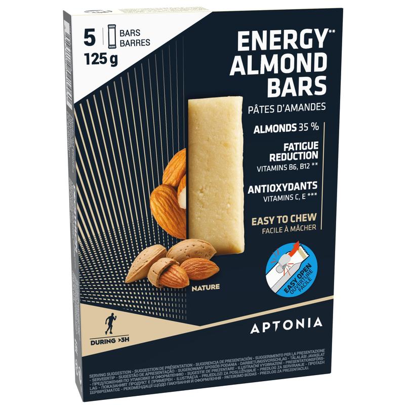 Almond Bar 5x25 G Plain Decathlon Almond Bar 5x25 G Plain Decathlon