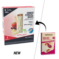 Barre de céréales enrobée Chocolat Blanc Fruits Rouges 6 x 30g