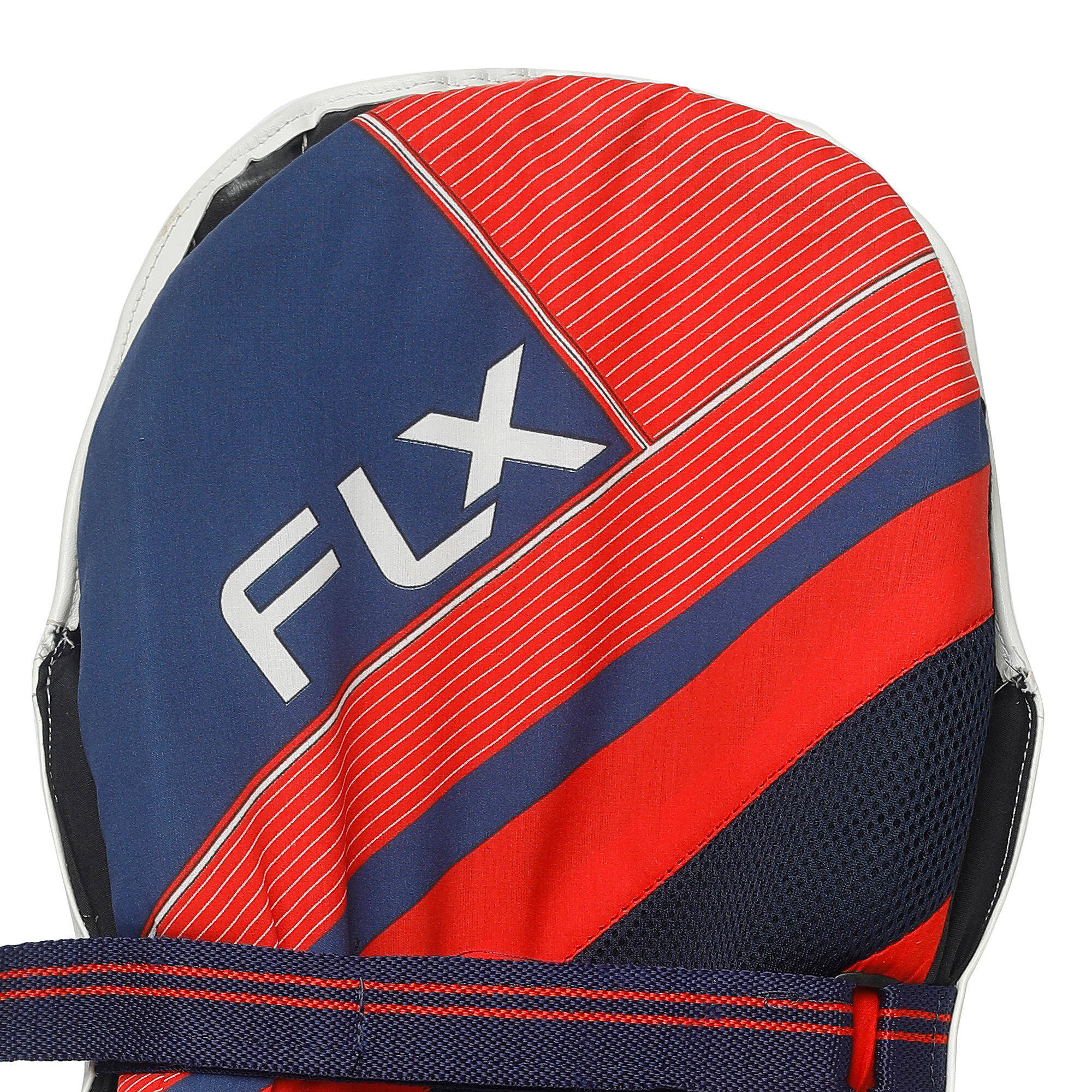 Kids Cricket Batting Pad BP100 Flou Red -  3
