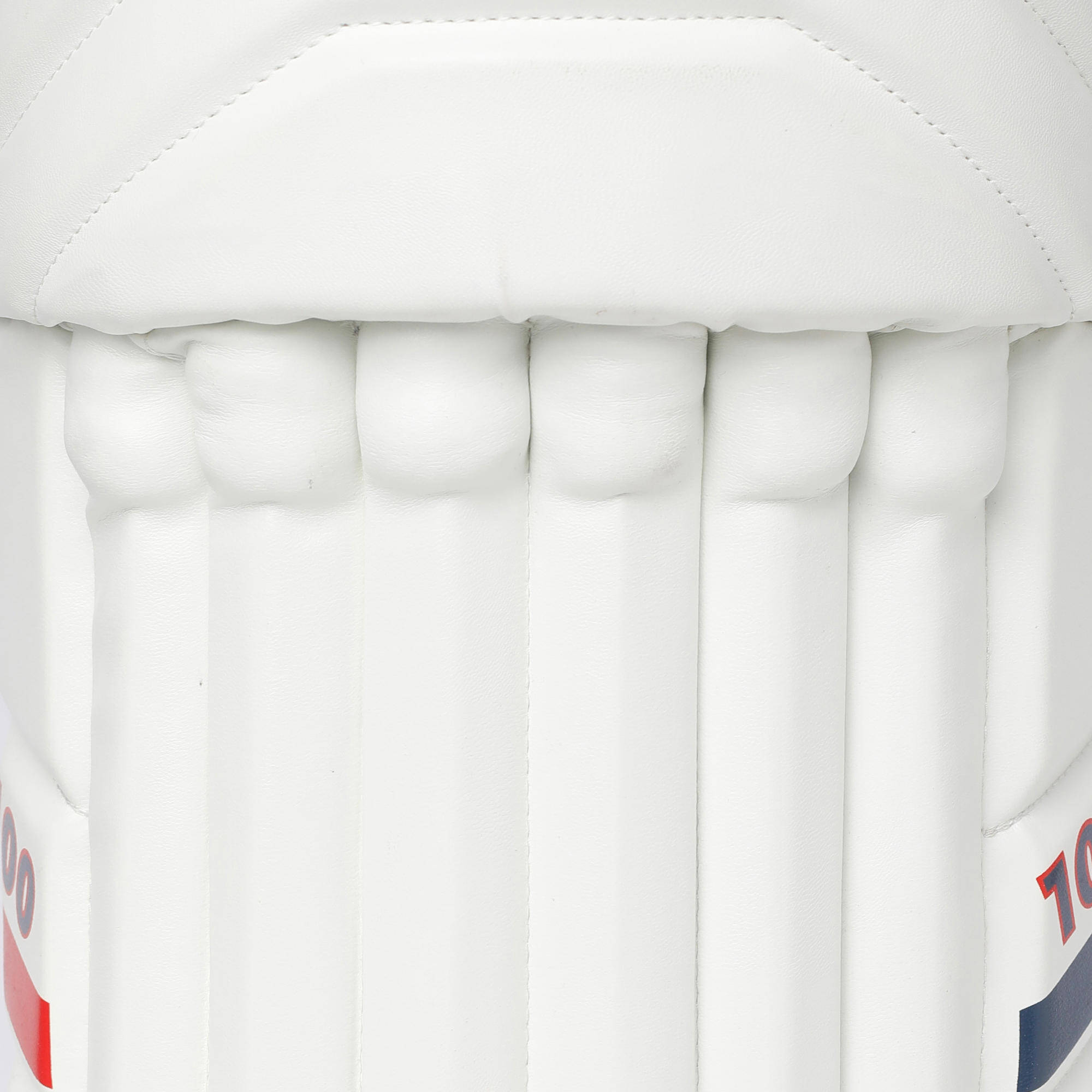 Kids Cricket Batting Pad BP100 Flou Red -  2