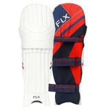 Kids Cricket Batting Pad BP100 Flou Red