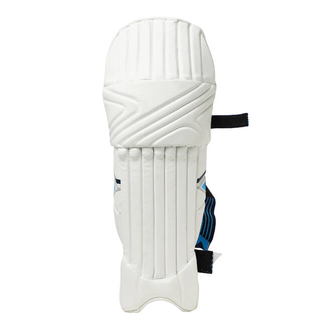 BP 500 Cricket Batting Pads British Standard – Adults - Dark petrol blue,  Teal green, Snow white - Flx - Decathlon