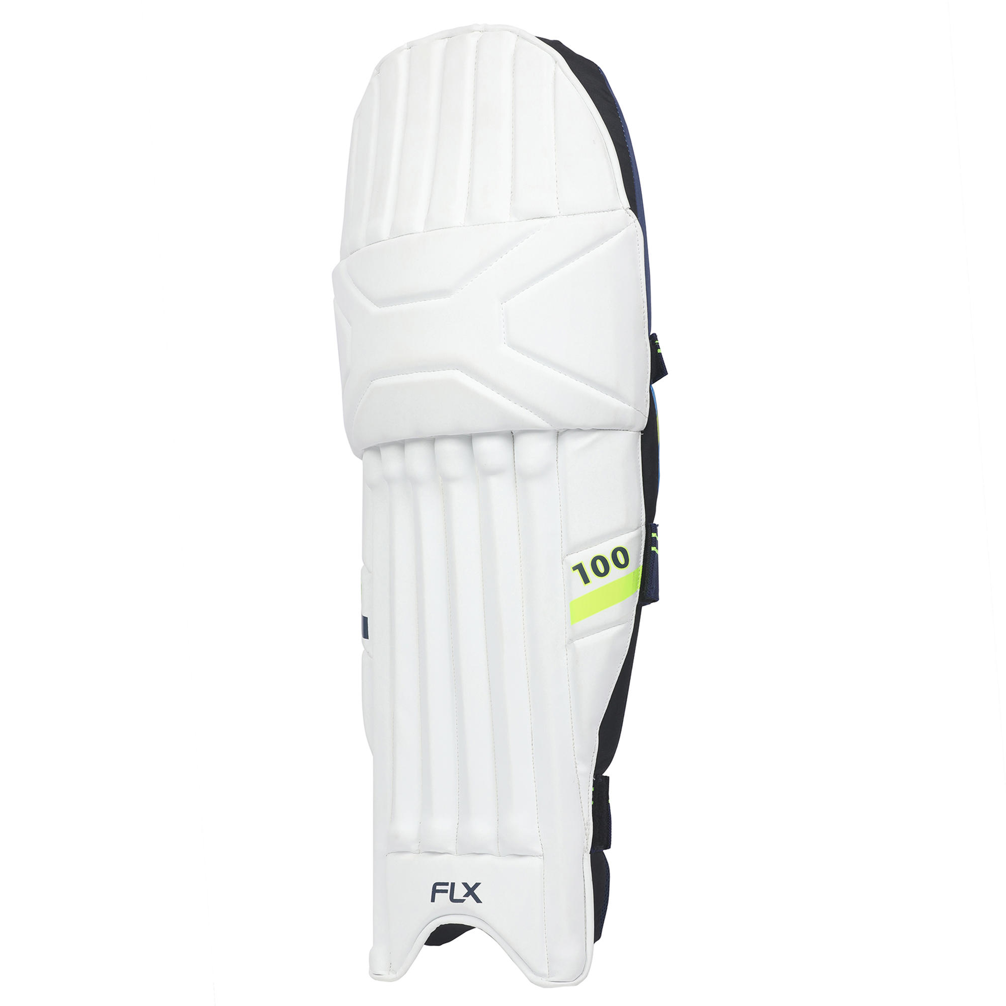 MEN'S SAFETY CERTIFIED CRICKET BATTING PADS BP100, FLOU