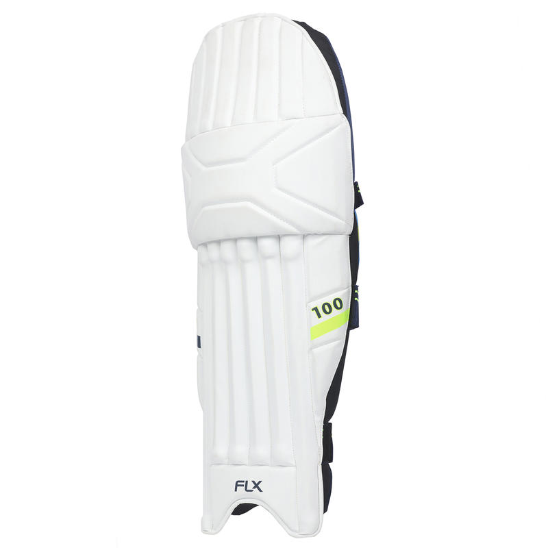 Cricket Batting Pads, Youth/Adults, Certified Safety, Fluorescent Green BP100