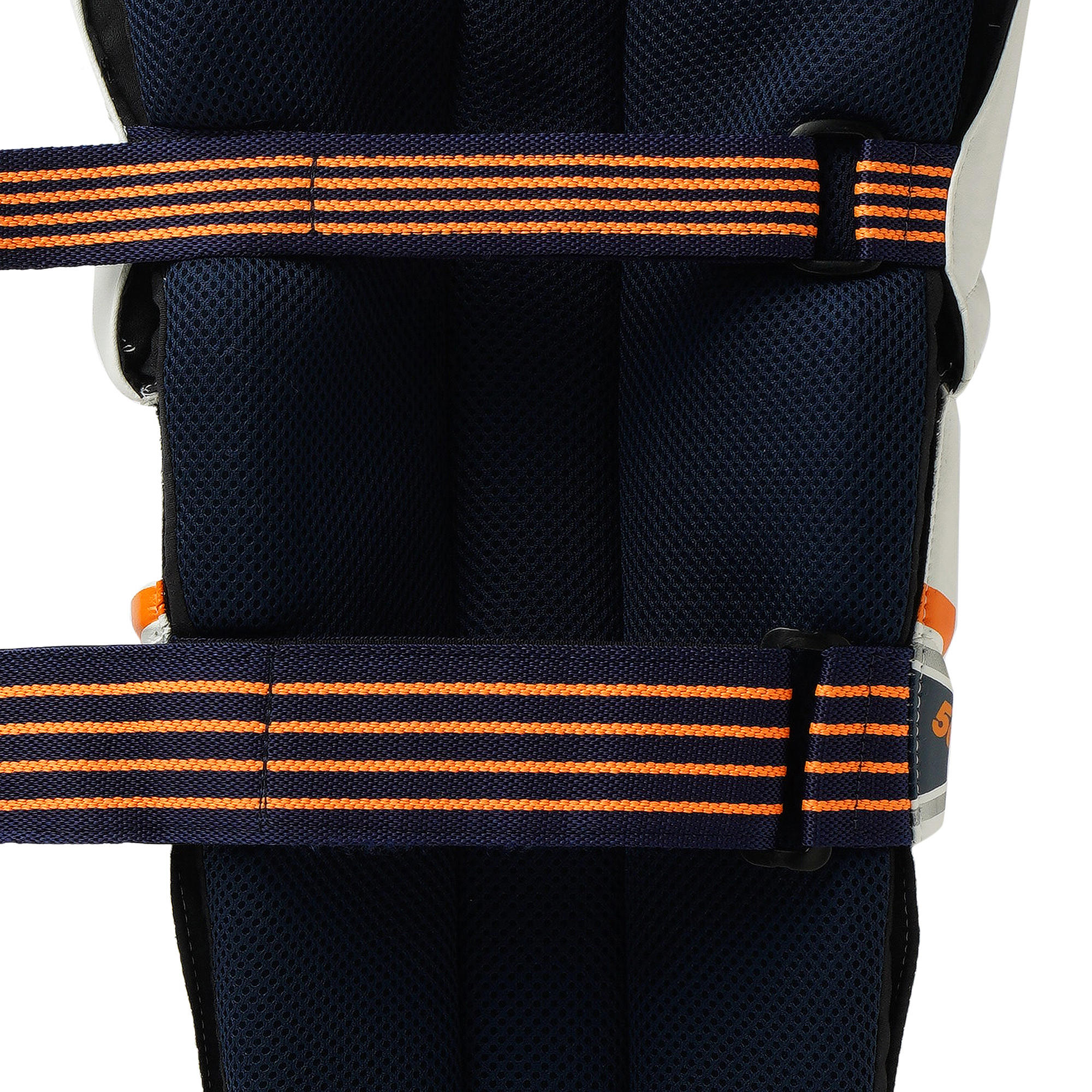 MEN'S SAFETY CERTIFIED ADVANCED CRICKET BATTING PADS BP500, , ORANGE