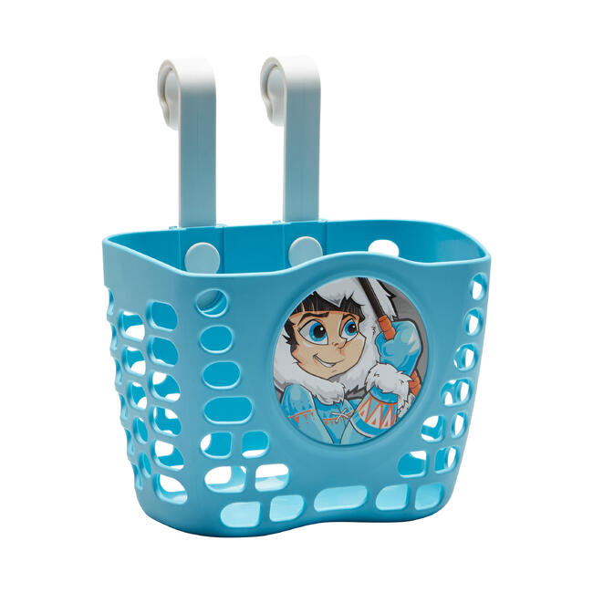 kids white bike basket