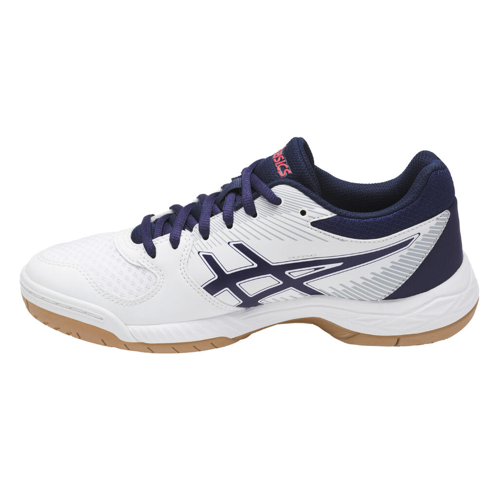 Gel Task Women's Volleyball Shoes - White/Blue