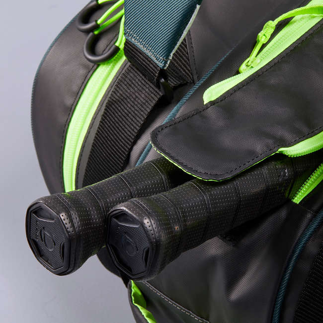 ARTENGO Racket Sports Bag 530 - Black/Khaki | Decathlon