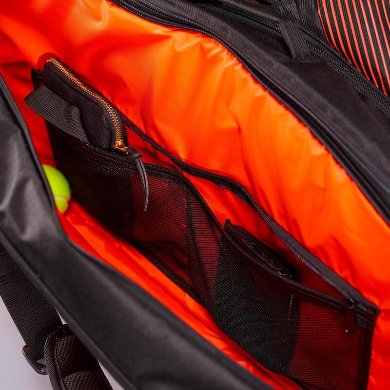 930 L Tennis Bag - Black/Orange