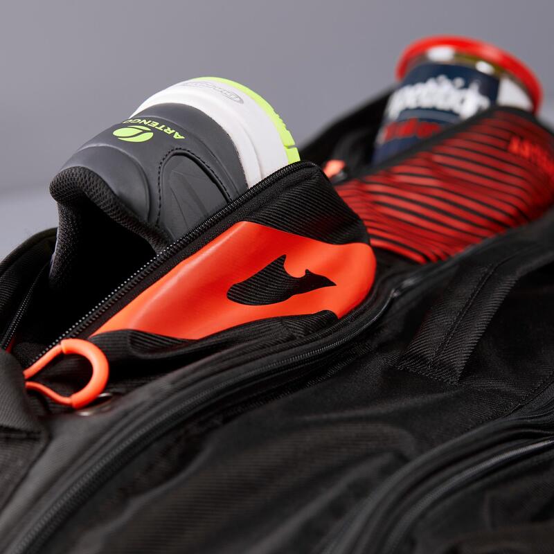 930 L Tennis Bag - Black/Orange