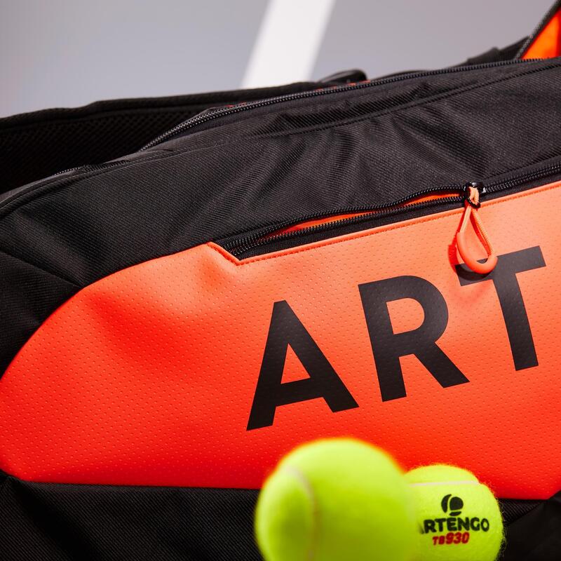 930 L Tennis Bag - Black/Orange