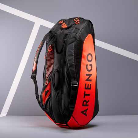 Tennistasche 930 L 9er schwarz/orange