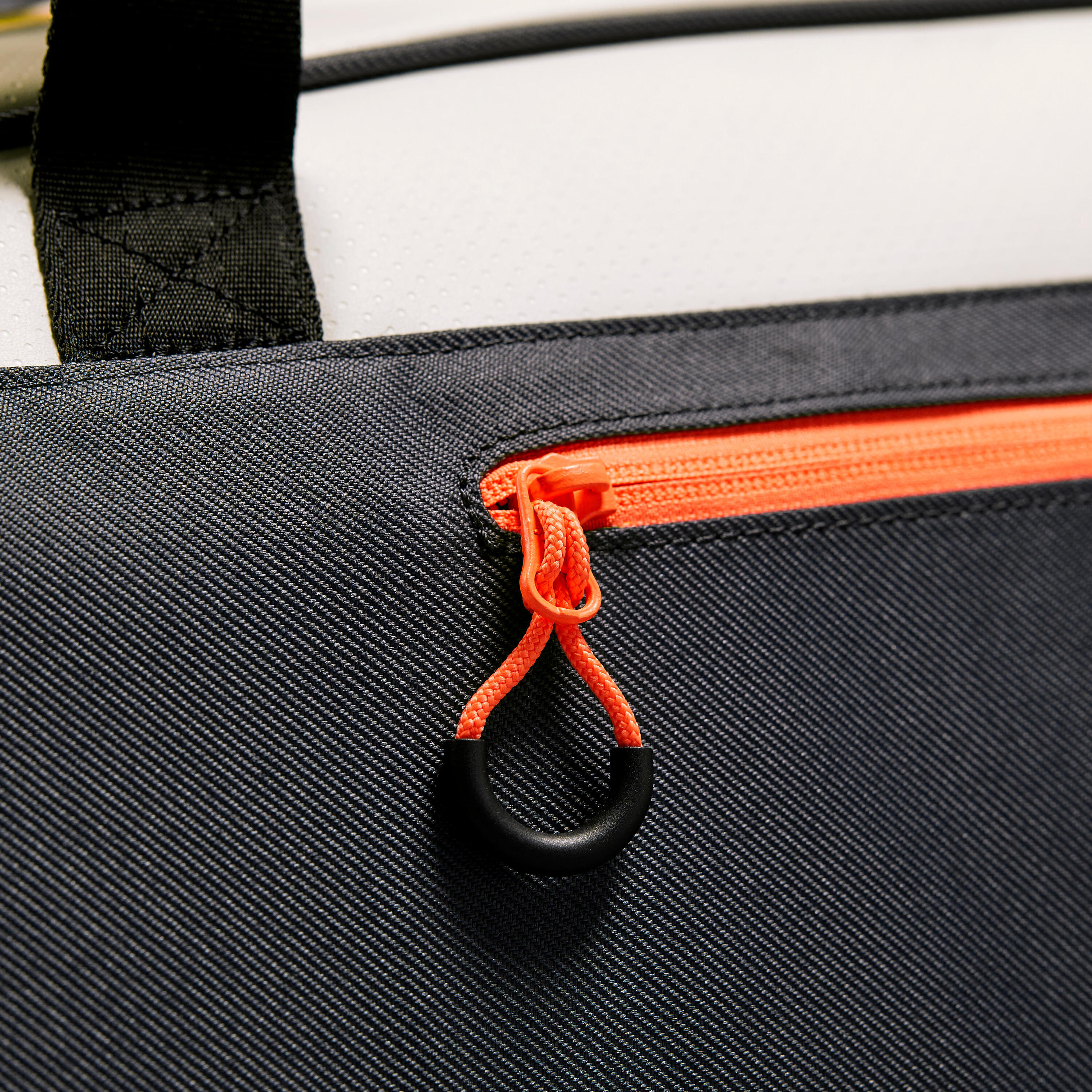500 S Racket Sports Bag - Grey/White/Coral 9/17