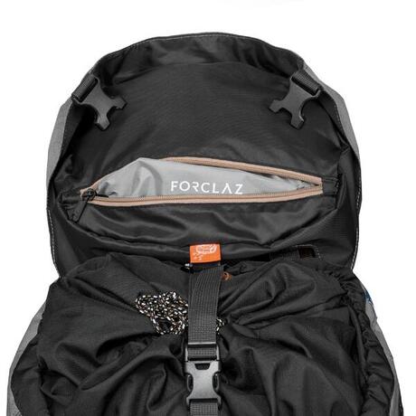 backpack 50l trekking 10l trek mountain grey forclaz