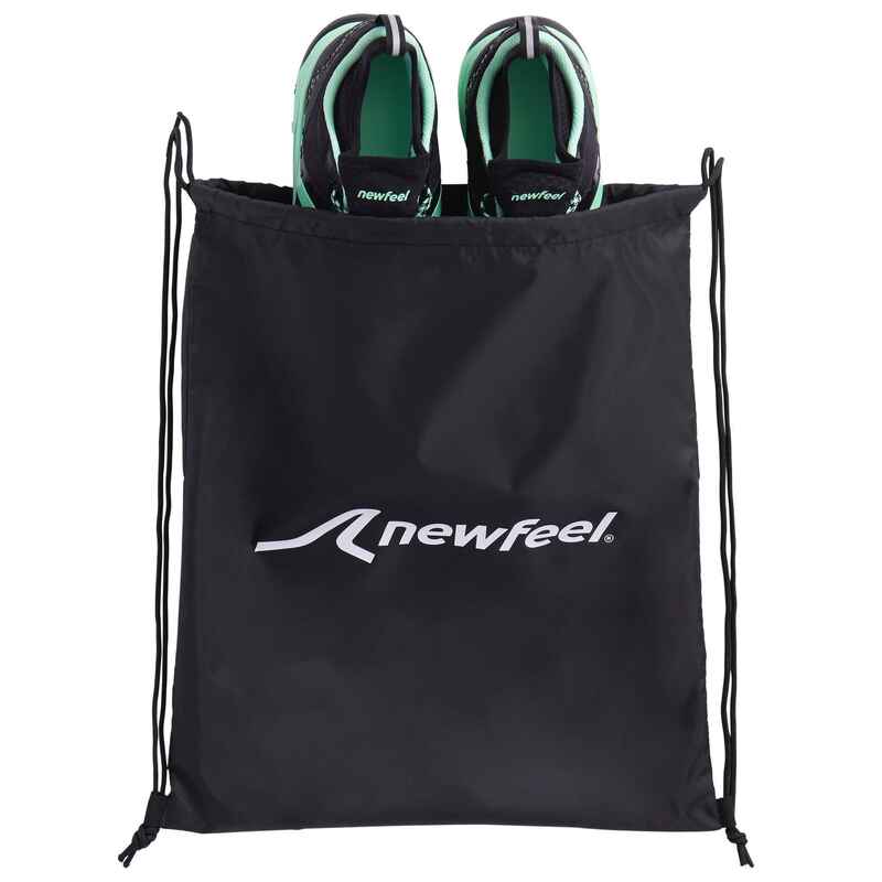 Fold-up walking shoes bag - black