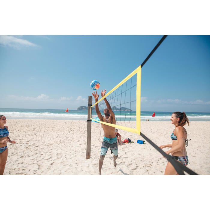 FILETS Filet de volley et beachvolley BV100 WIZ NET jaune Copaya Decathlon