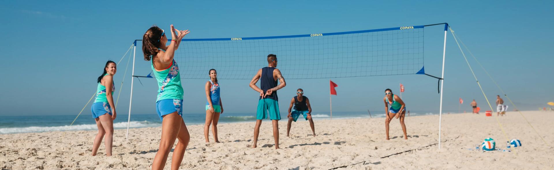 como montar a rede de voleibol de praia BV500?