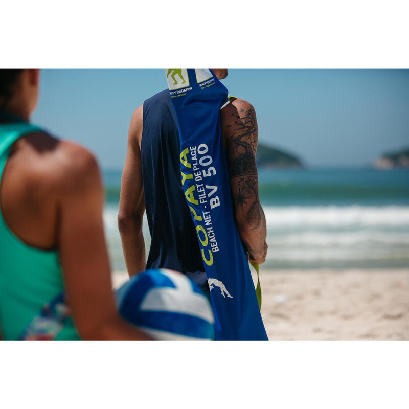 沙灘排球套裝BV500－藍色