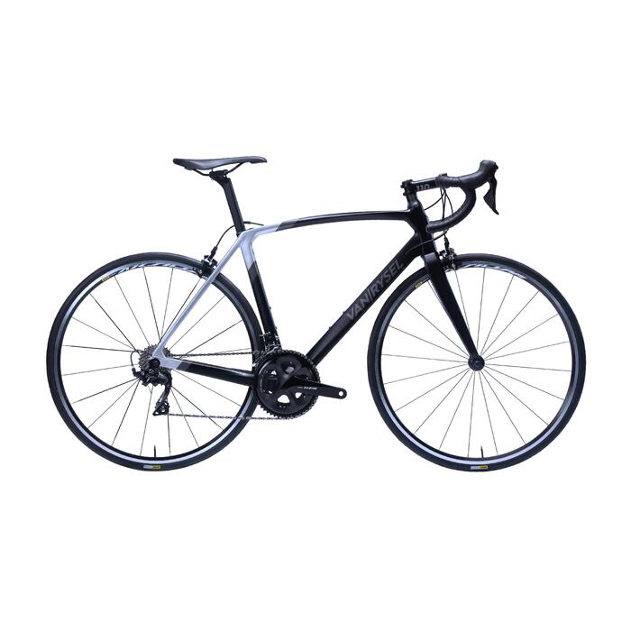 Velo De Route Van Rysel Ultra Carbone Shimano 105 Noir Van Rysel Decathlon