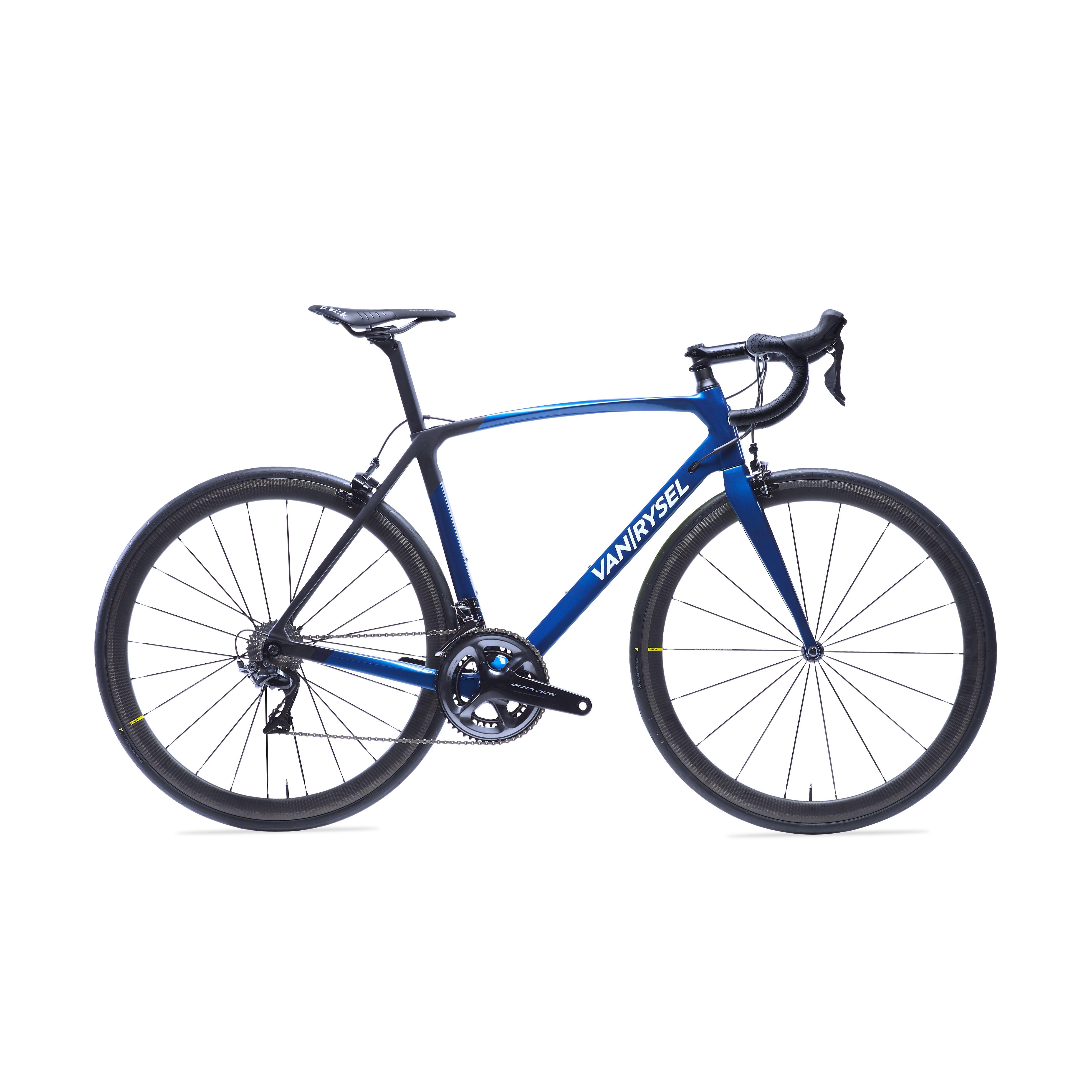 VAN RYSEL Racefiets Ultra RCR CF Dura-Ace blauw | Decathlon