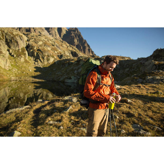 Sac A Dos De Trekking En Montagne Homme Trek 500 70 10l Olive Forclaz Decathlon