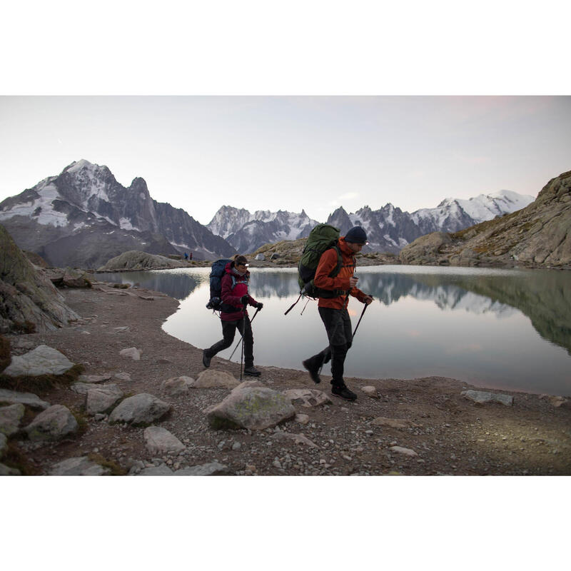 Sur-moufles de trekking montagne - mt500 imperméables noir - adulte
