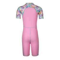 Girl's Swim Shorty all Pink Dots