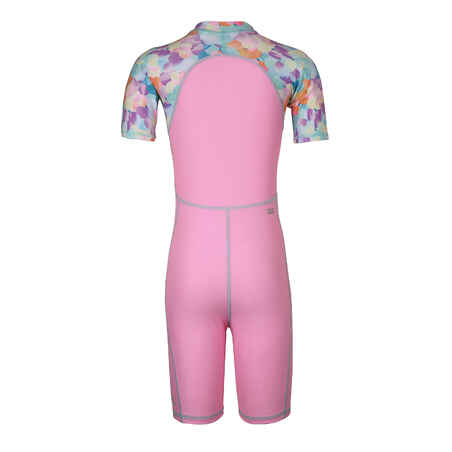 Girl's Swim Shorty all Pink Dots