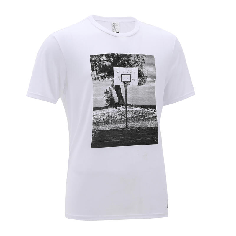Camiseta Baloncesto Tarmak TS500 Fast hombre blanco