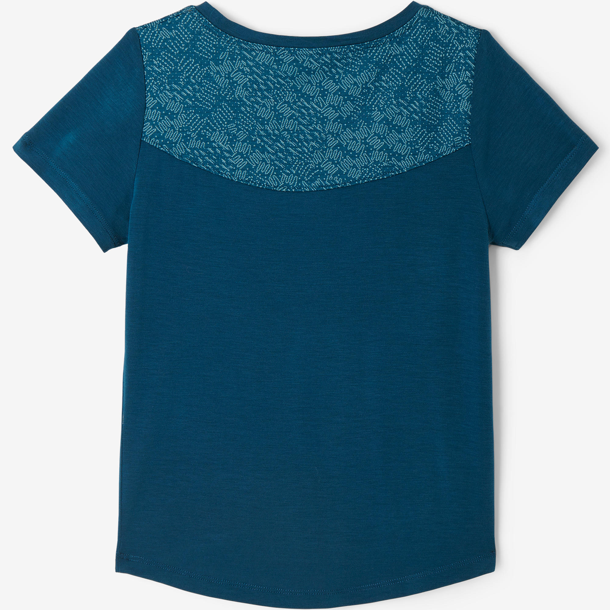 T-shirt manches courtes gym bébé 500 DRY bleu - DOMYOS