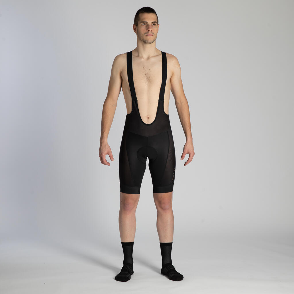 RR 900 Ultralight Padded Road Cycling Bib Shorts - Black